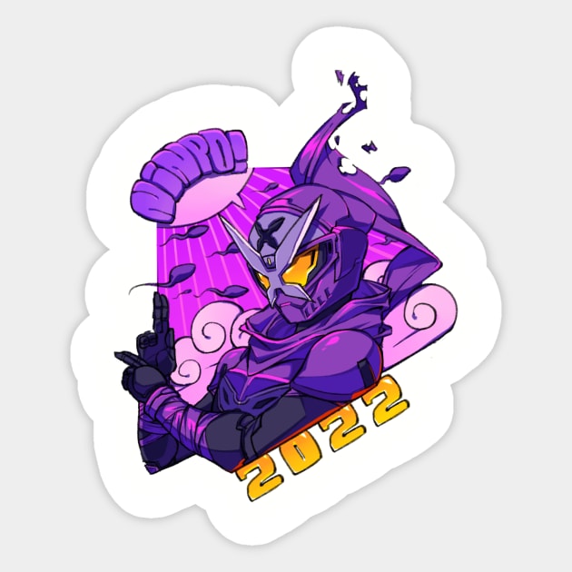 Shinobi NINPO! Sticker by Parie